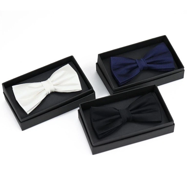 2 Champagne Color Bow Tie(001)