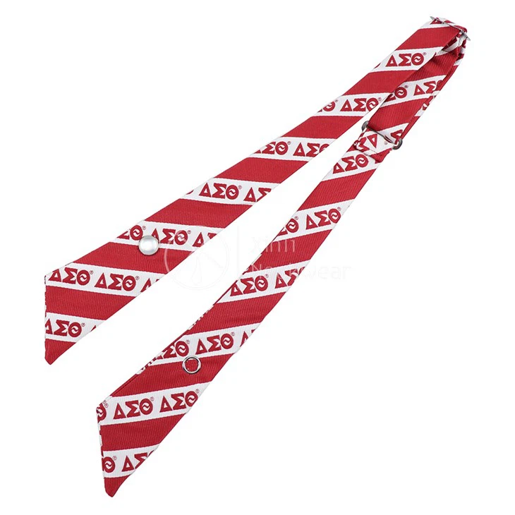 Adjustable Striped Bow Tie