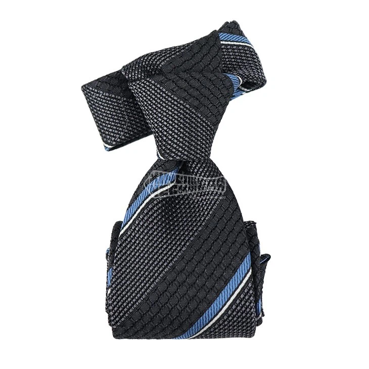 dark blue grenadine tie