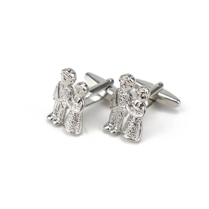 Silver Designer Cufflinks